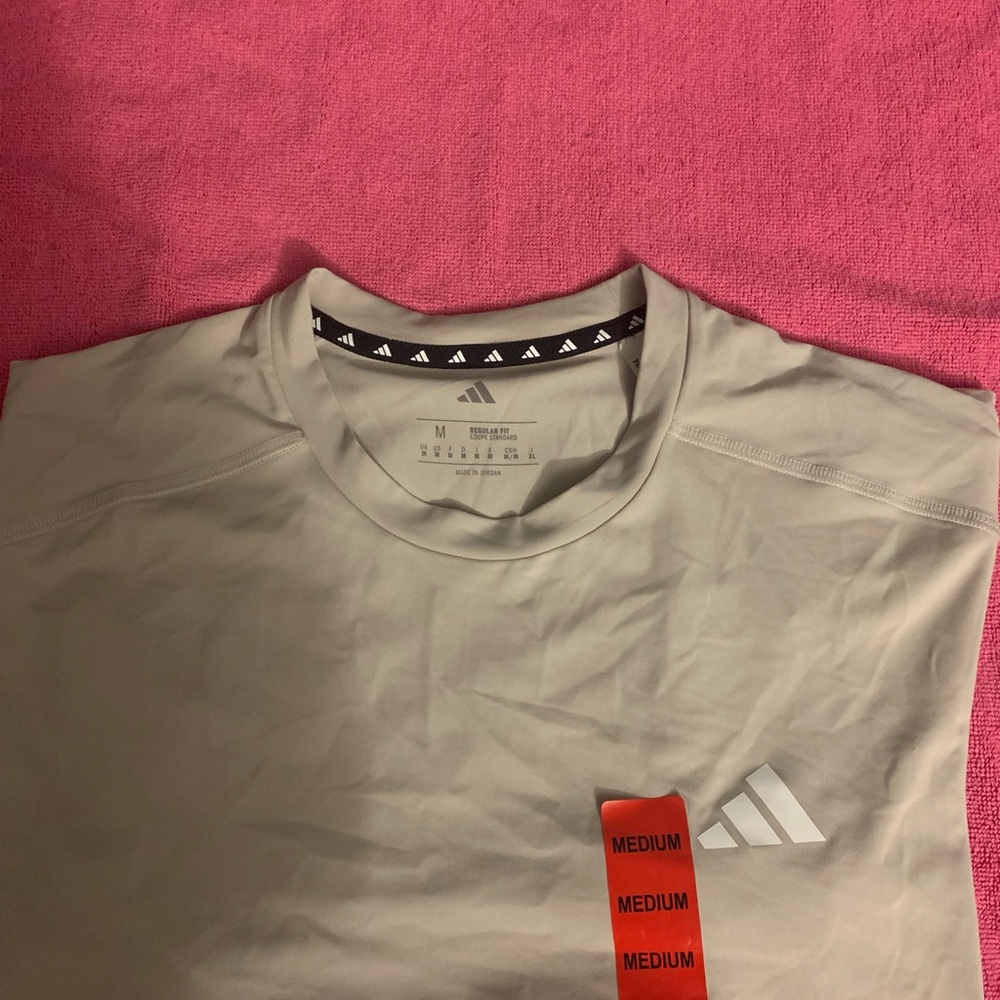 Adidas Light Gray Men's Tee